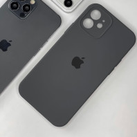 Чехол Silicone Case Full Camera на iPhone 12 Charcoal grey Чехол Silicone Case Full Camera на iPhone 12 Charcoal grey